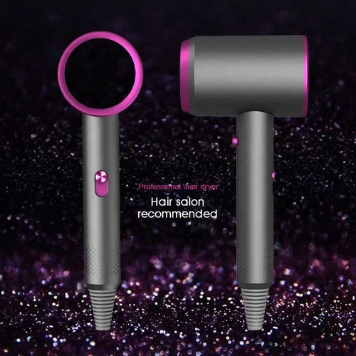 Professional Hair Dryer with Negative Ion Technology Fast Drying Low Noise and Constant Temperature for Salon and Home Use